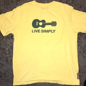 Patagonia Live Simply guitar shirt